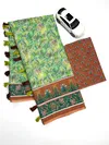 MG 570 Plain Linen Digital Printed Fancy Saree Wholesalers In Surat